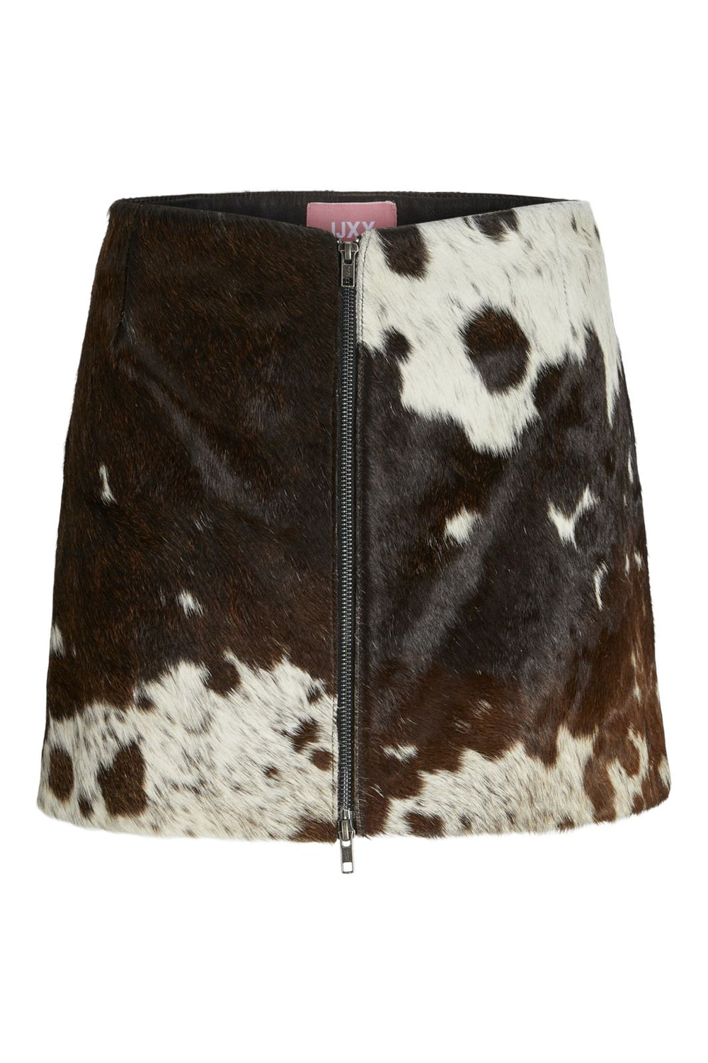 Jjxx - Jxhannah Cow Leather Short Skirt - 4850015 Bone White Cow