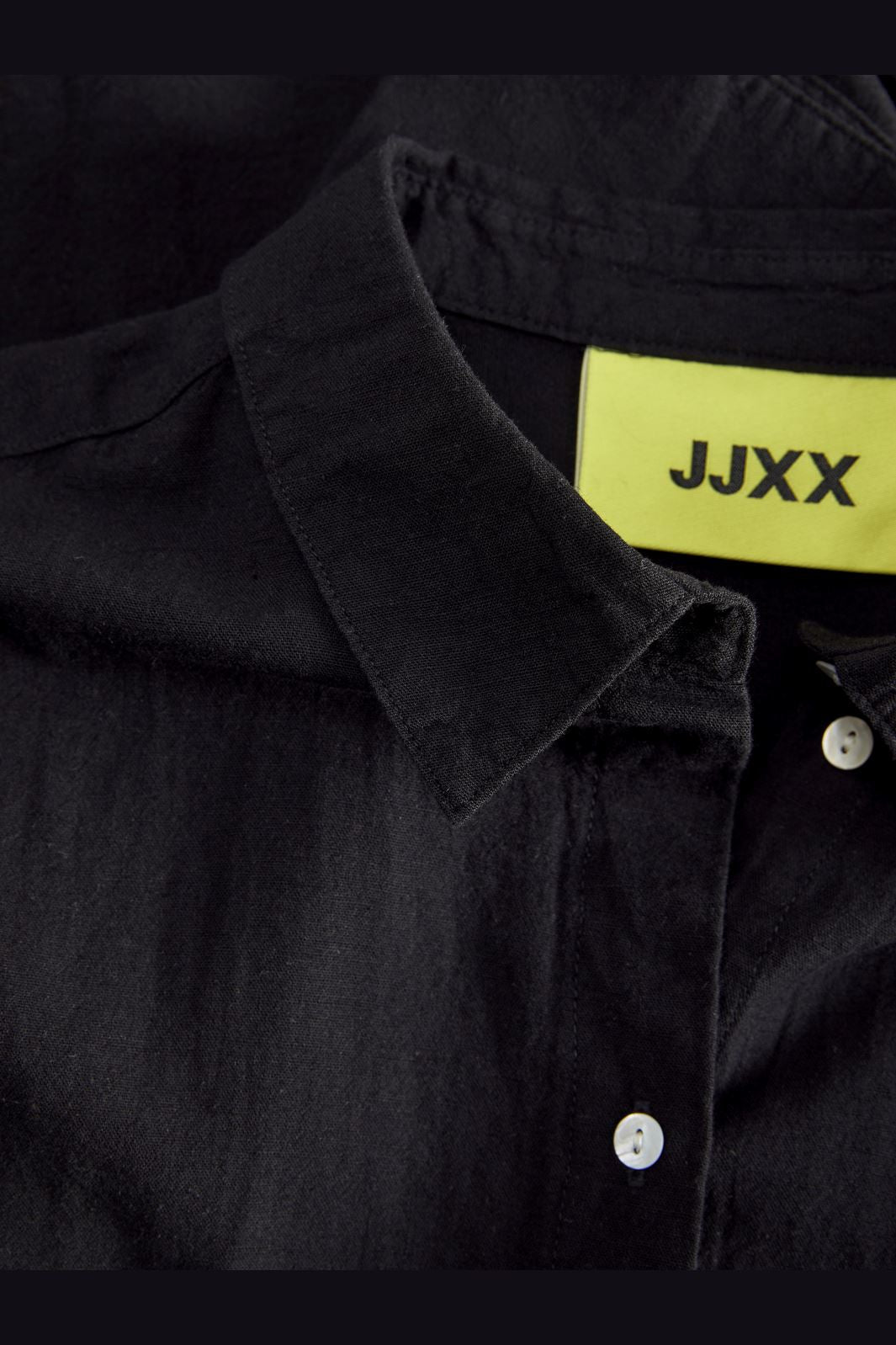 Jjxx - Jxjamie Ls Rlx Linen Blend Shirt Sn - 4493799 Black