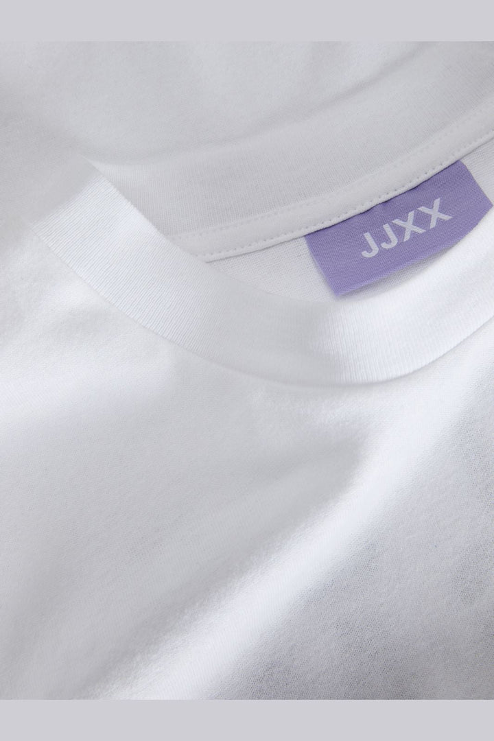 Jjxx - Jxmillow Loose Ss Tee - 4632589 Bright White Kiss Me