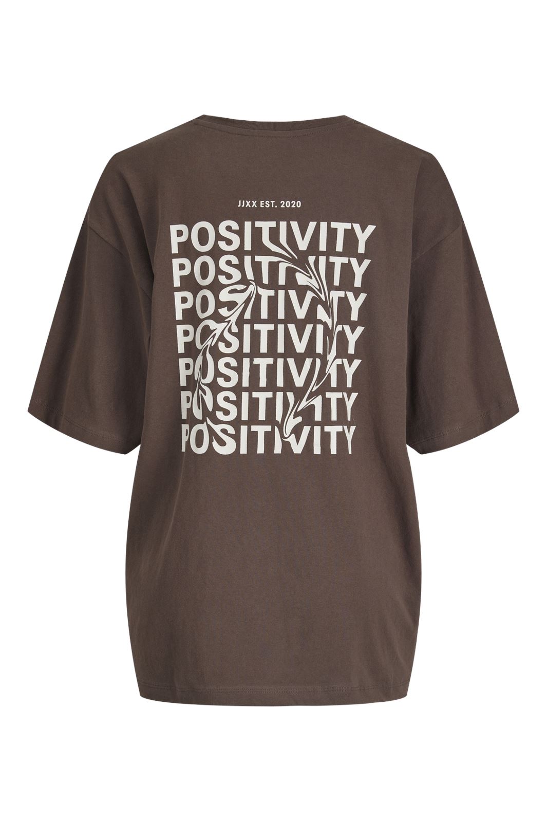 Jjxx - Jxmillow Loose Ss Tee - 4773089 Seal Brown Positivity