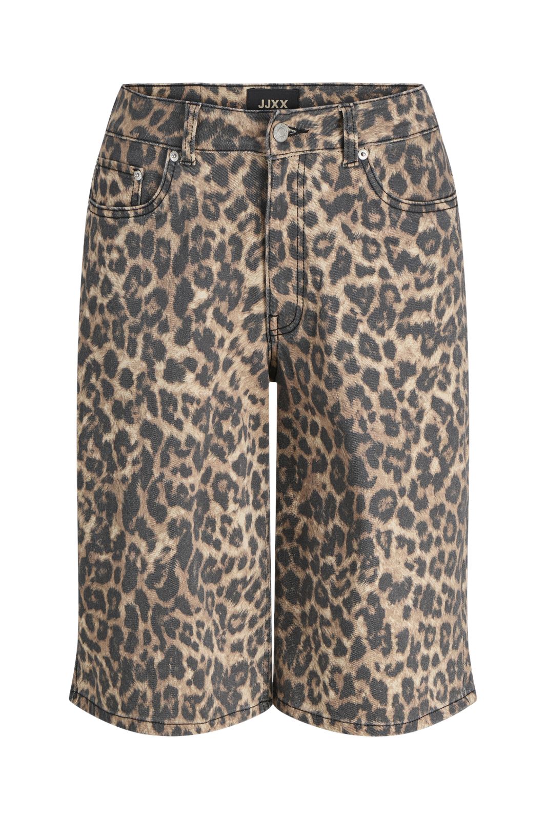 Jjxx - Jxsarah Erin Baggy Shorts - 4832706 Cornstalk Leopard