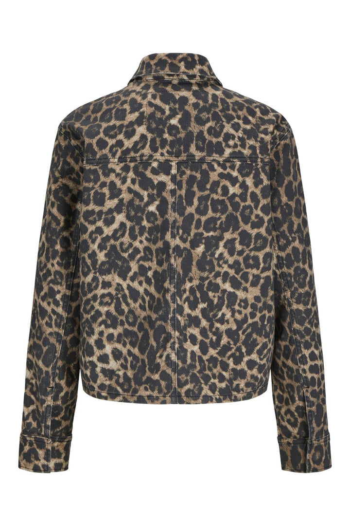 Jjxx - Jxsarah Leo Overshirt - 4702717 Cornstalk Leopard