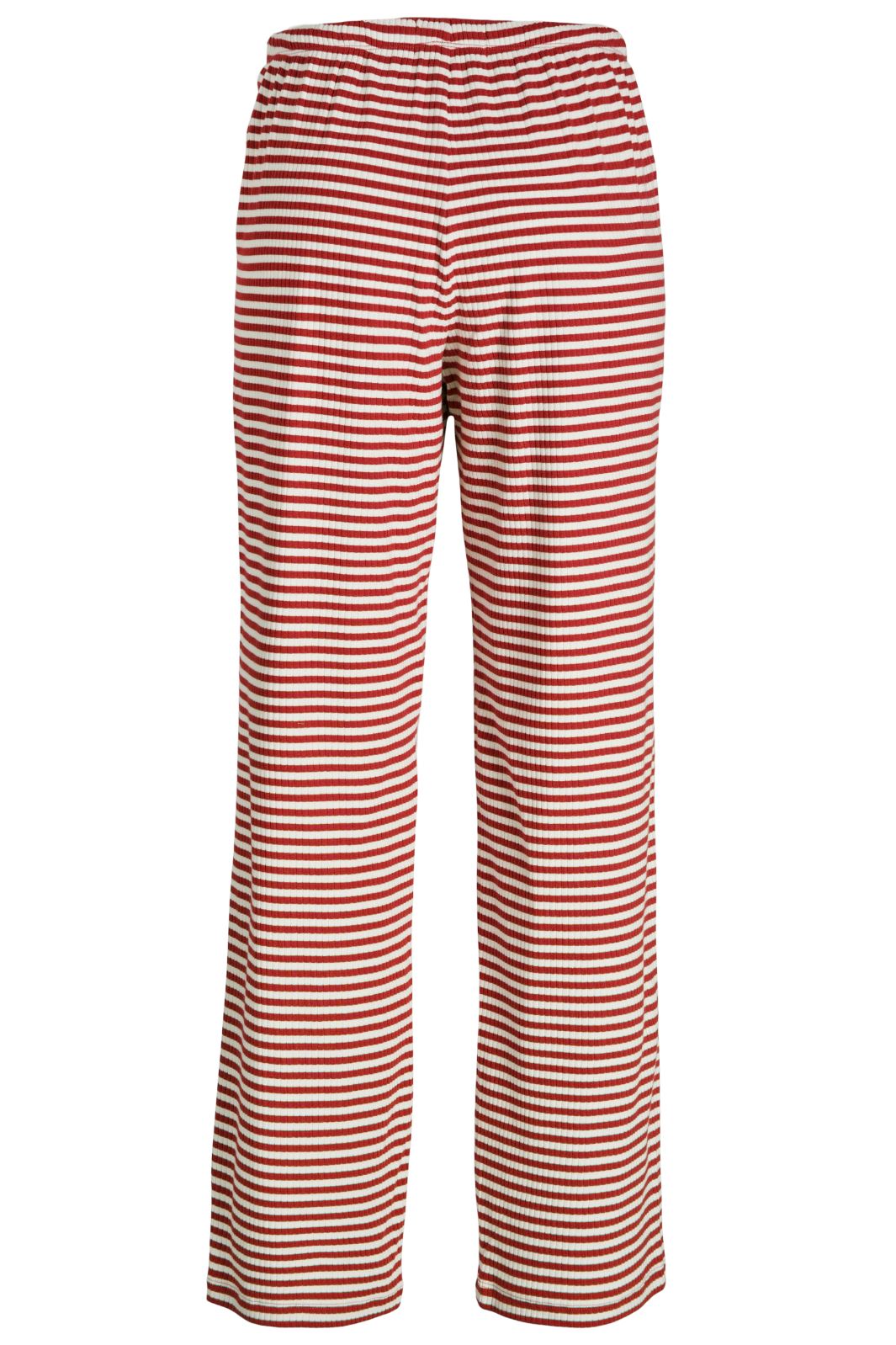 Jjxx - Jxstella Rlx Wide Pants - 4804286 Vanilla Ice Racing Red Bukser 