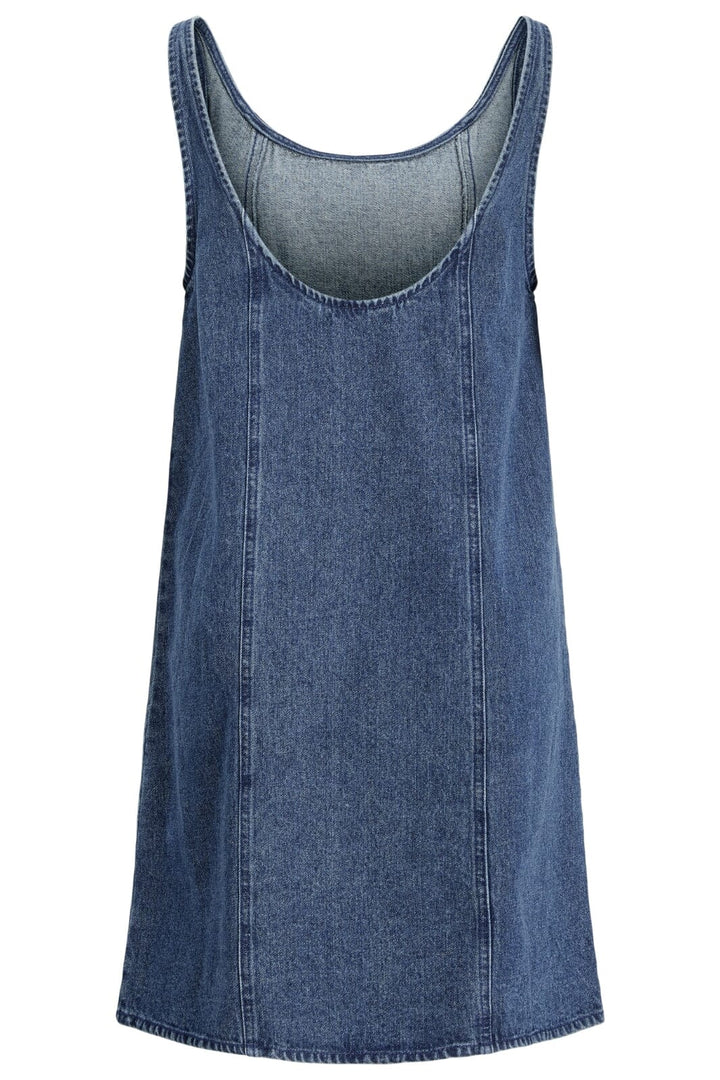 Jjxx - Jxstella Sl Short Denim Dress 12269051 - 4648107 - Dark Blue Denim