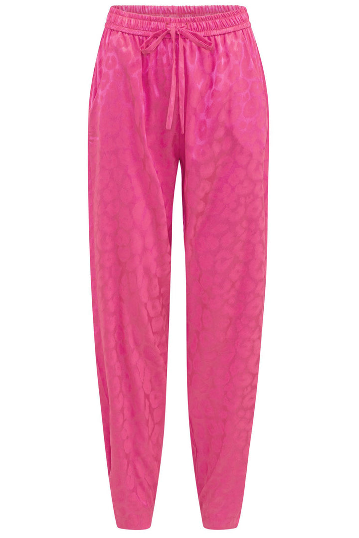 Karmamia - Cora Pants - Pink Leo Jacquard Bukser 