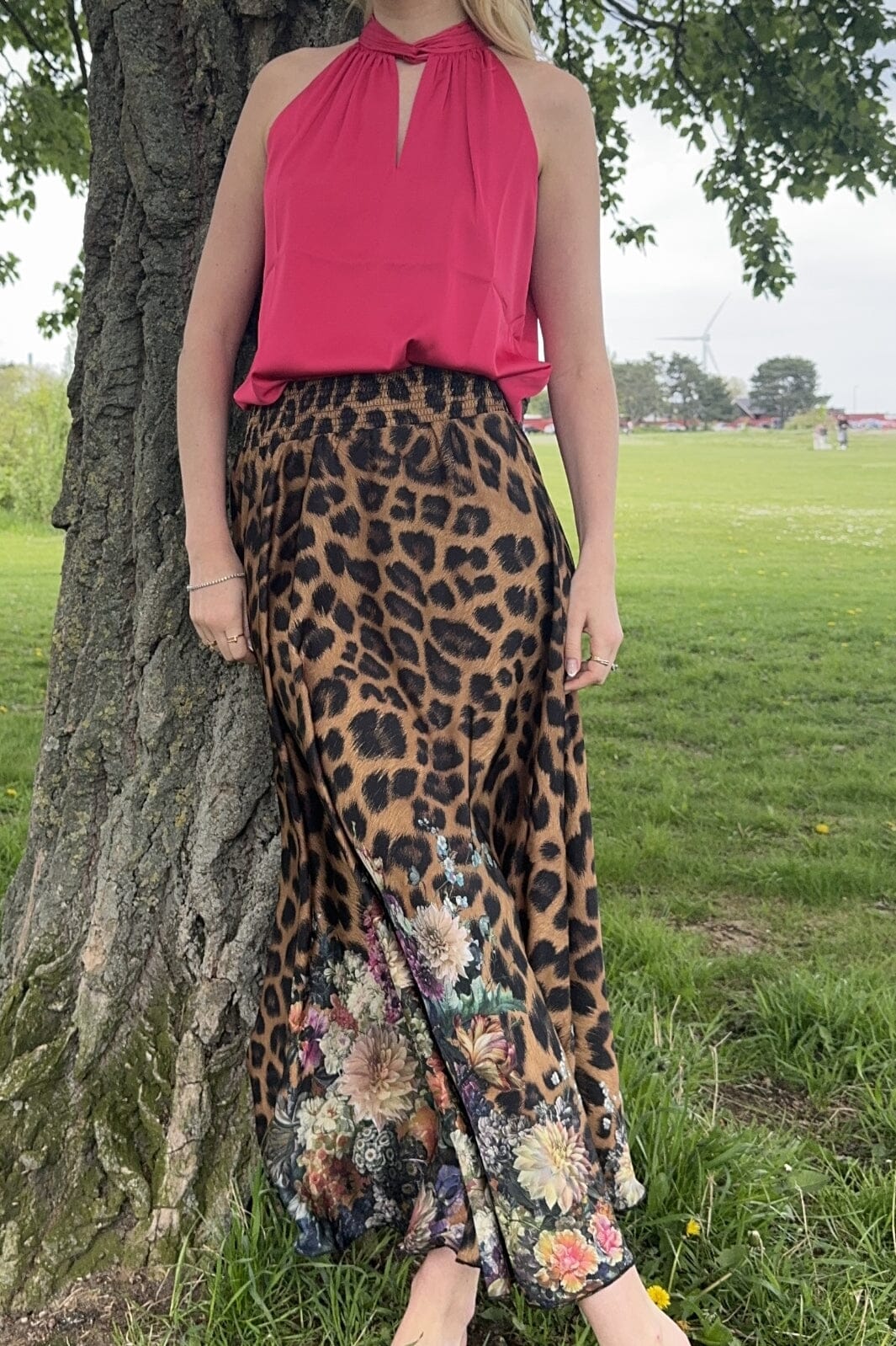 Karmamia - Savannah Skirt - Flower Leopard Nederdele 