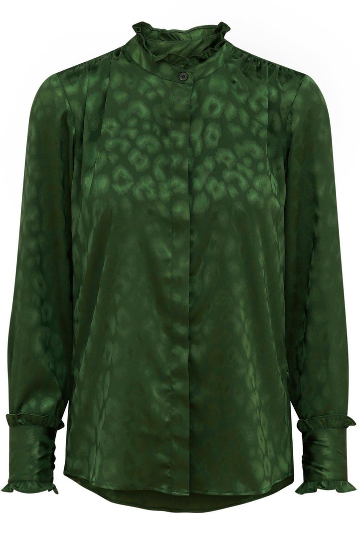 Karmamia - Trinity Shirt - Cactus Leo Jacquard Skjorter 