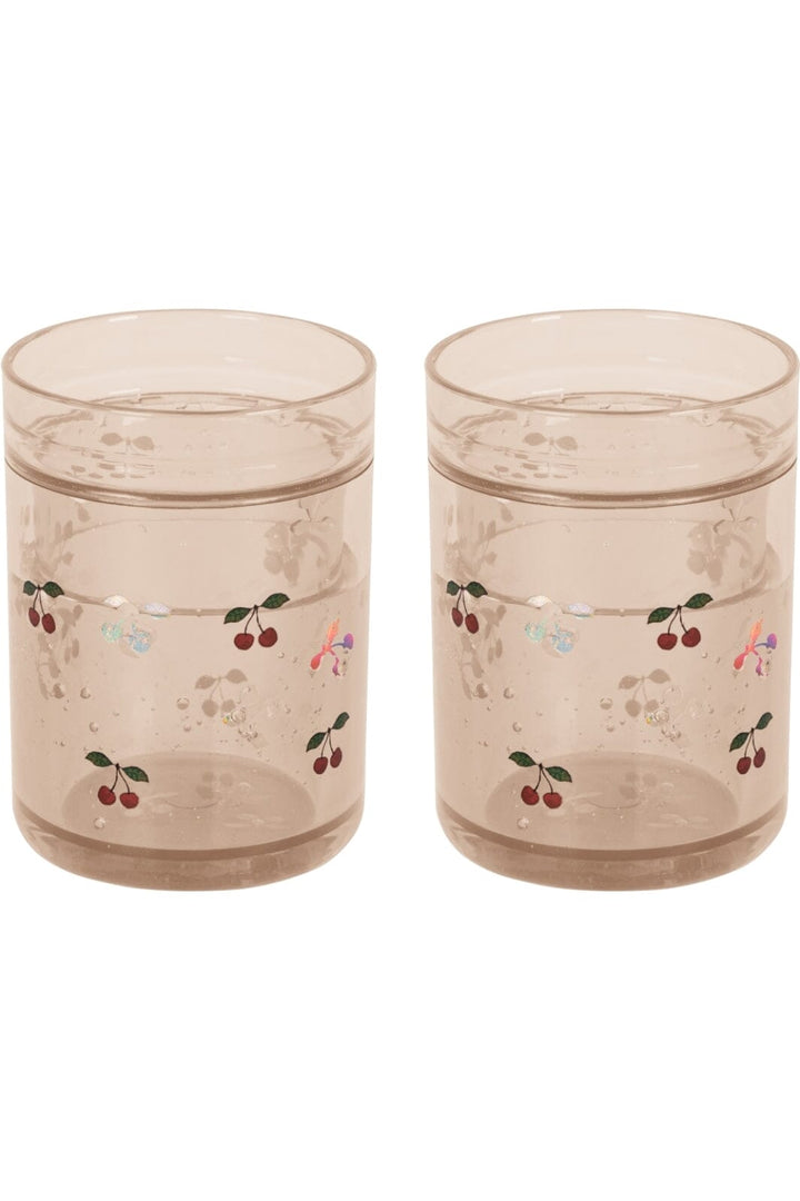 Konges Sløjd - 2 Pack Glitter Cups - Cherry Køkkentilbehør 