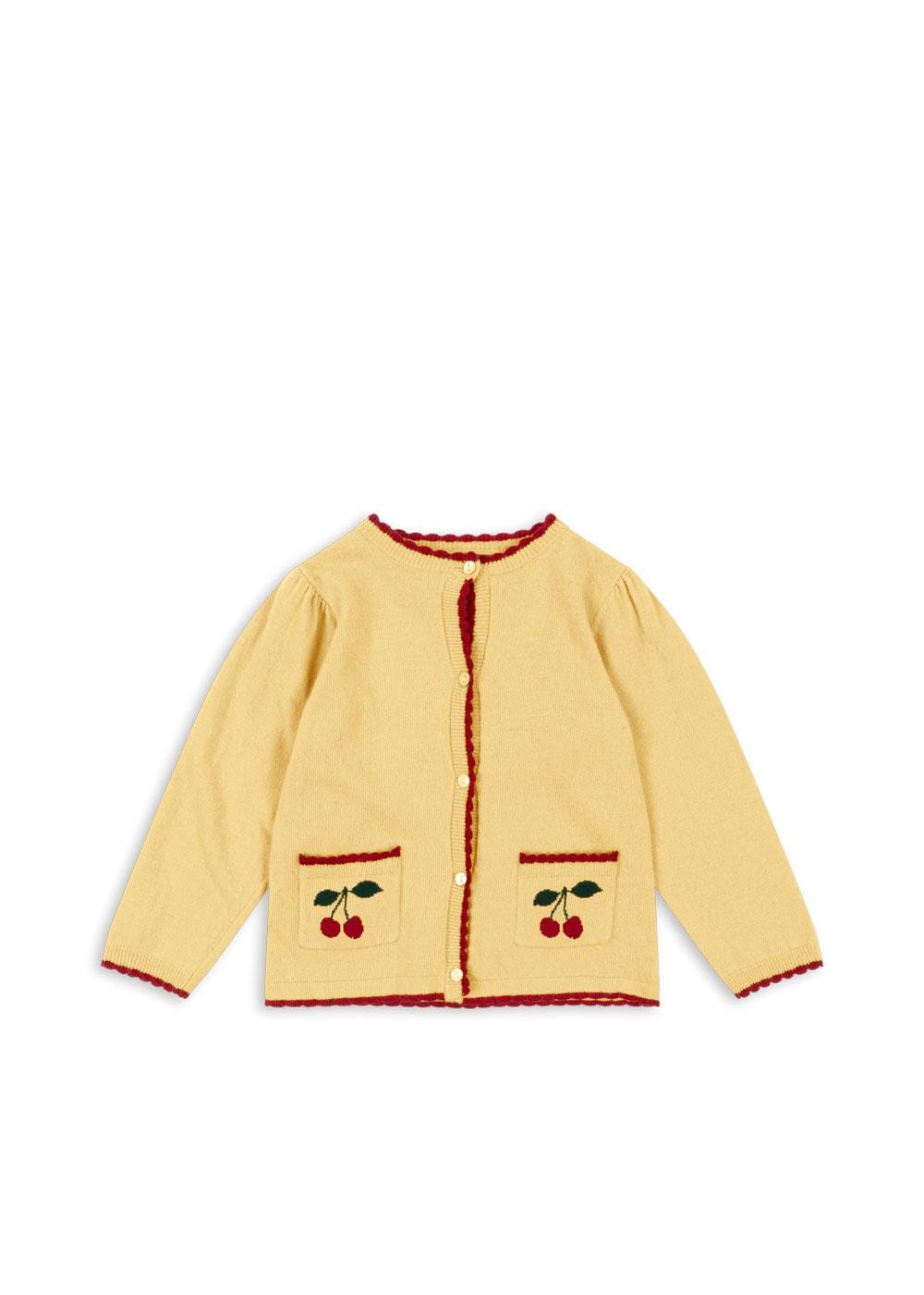 Konges Sløjd - Alexa Knit Cardigan - Yolk Yellow Cardigans 