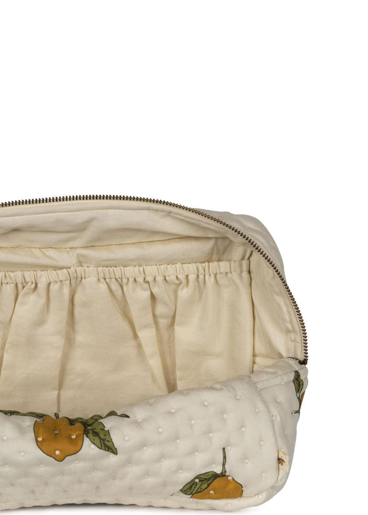 Konges Sløjd - Big Quilted Toiletry Bag - Mon Grand Citron Toilettasker 