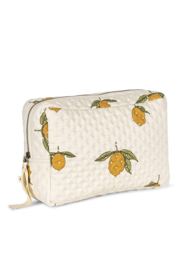 Konges Sløjd - Big Quilted Toiletry Bag - Mon Grand Citron Toilettasker 