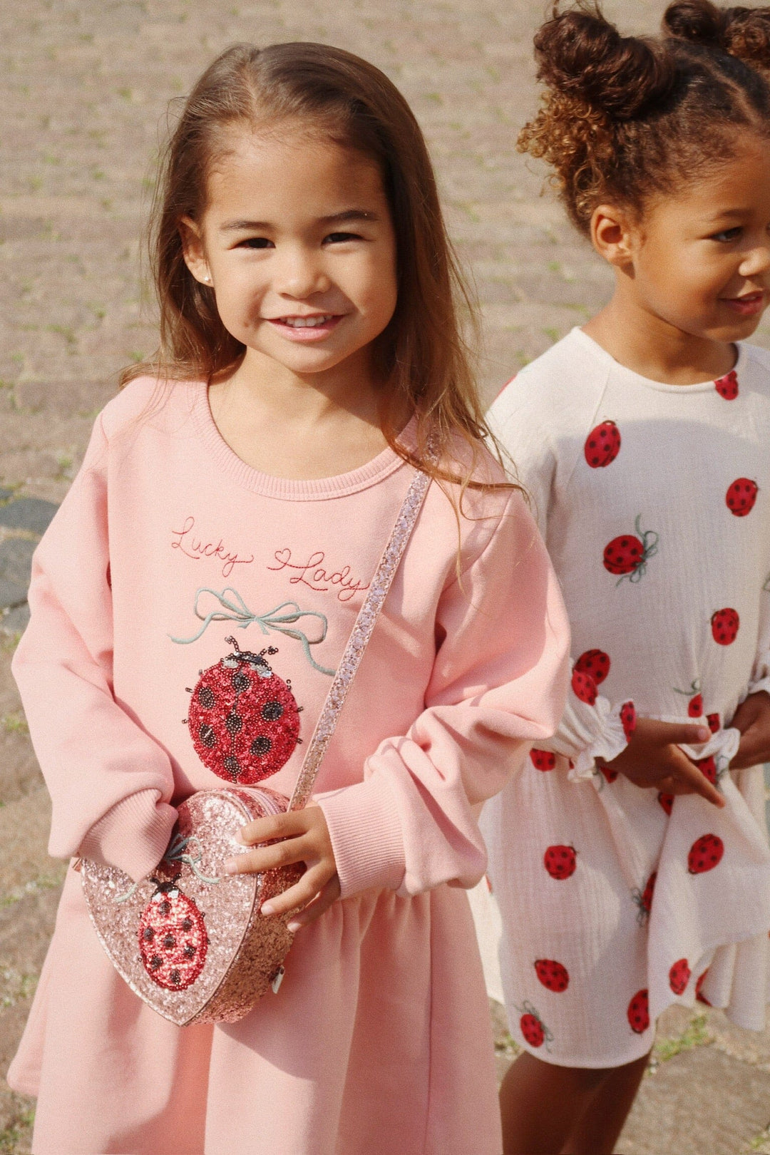 Konges Sløjd - Coco Ladybug Dress Gots Ks102213 - Ladybug Bow Kjoler 