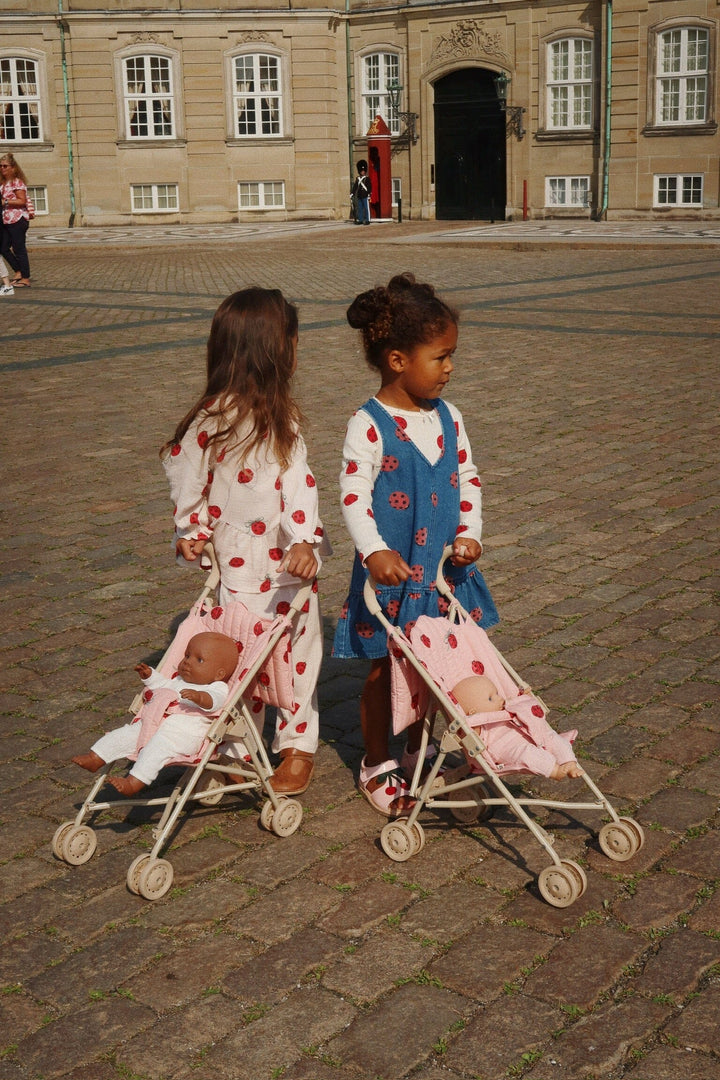 Konges Sløjd - Doll Ladybug Glitter Stroller Ks102209 - Ladybug Glitter Legetøj 