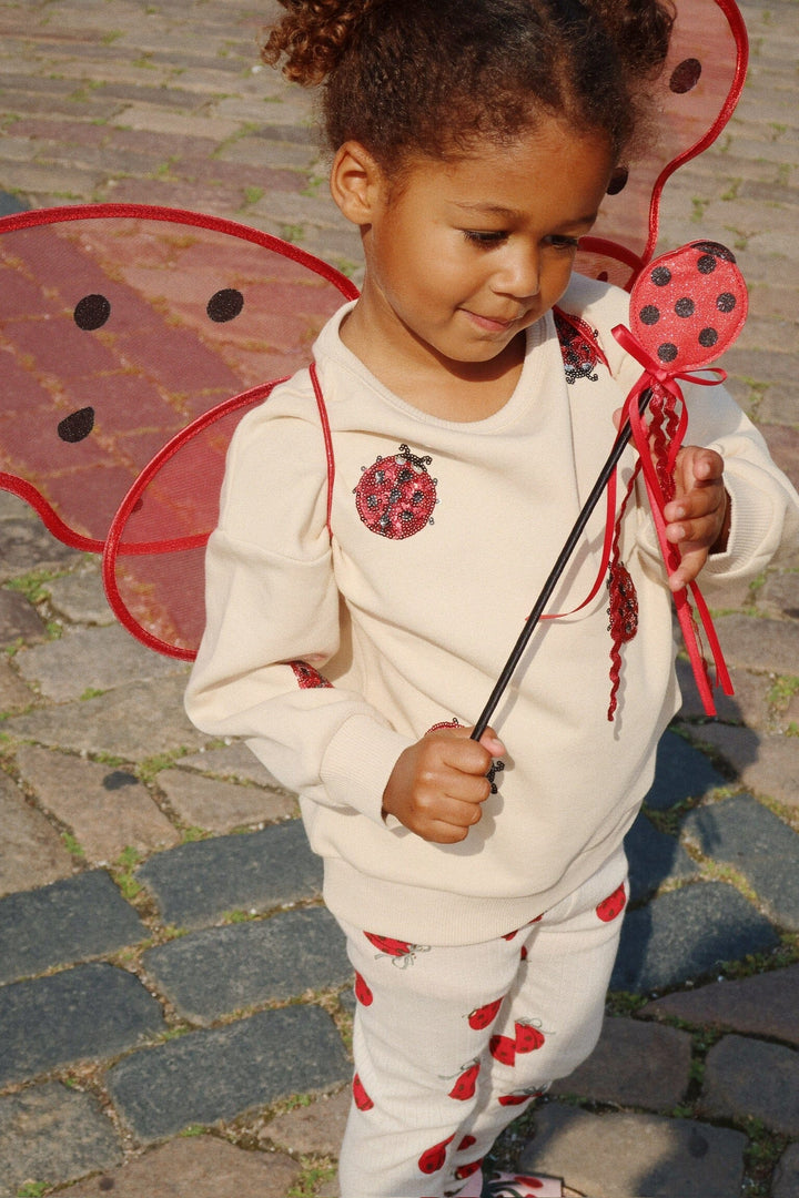 Konges Sløjd - Fairy Ladybug Costume Ks102211 - Ladybug Glitter Accessories 