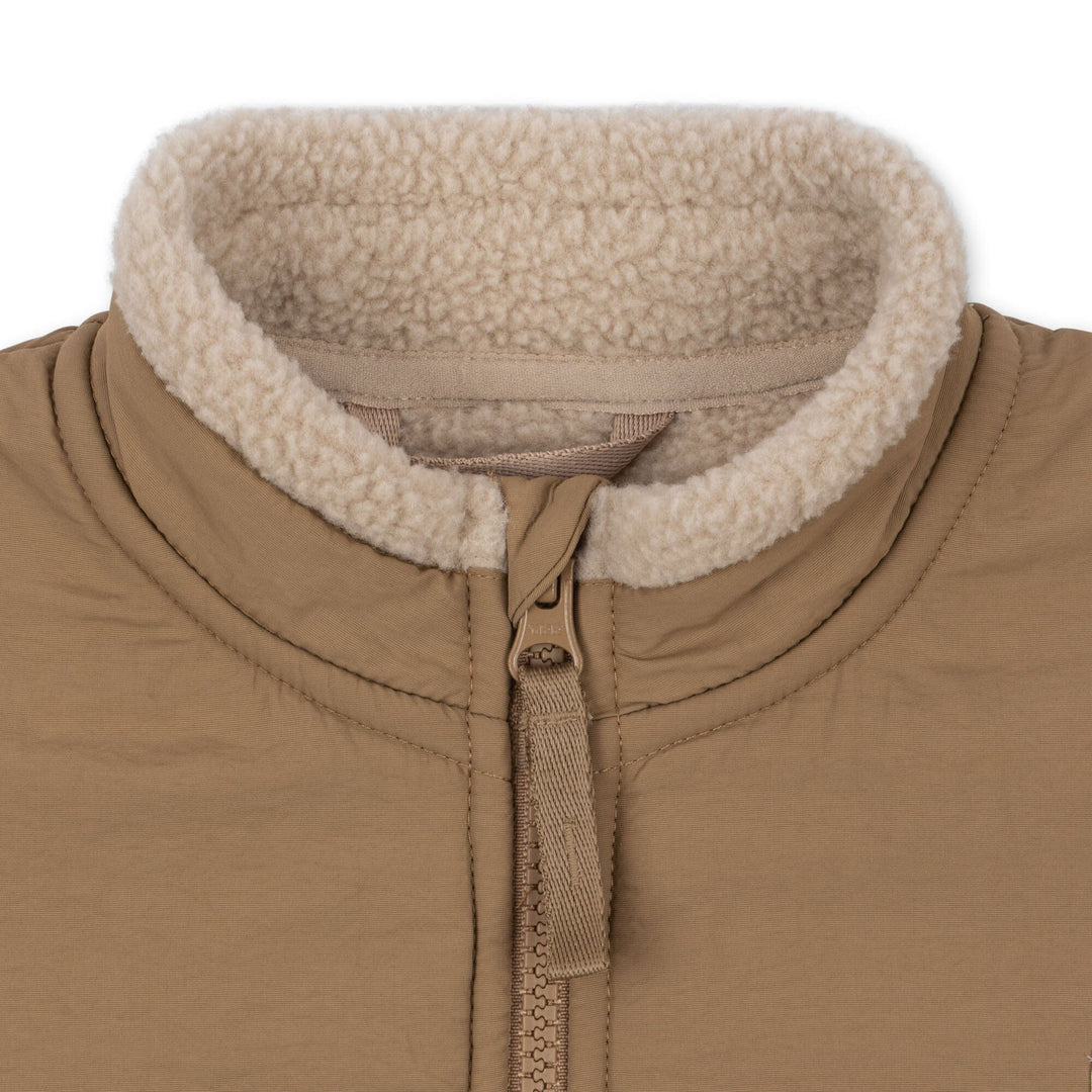 Konges Sløjd - Flynn Fleece Jacket Grs - Tigers Eye Fleece jakker 