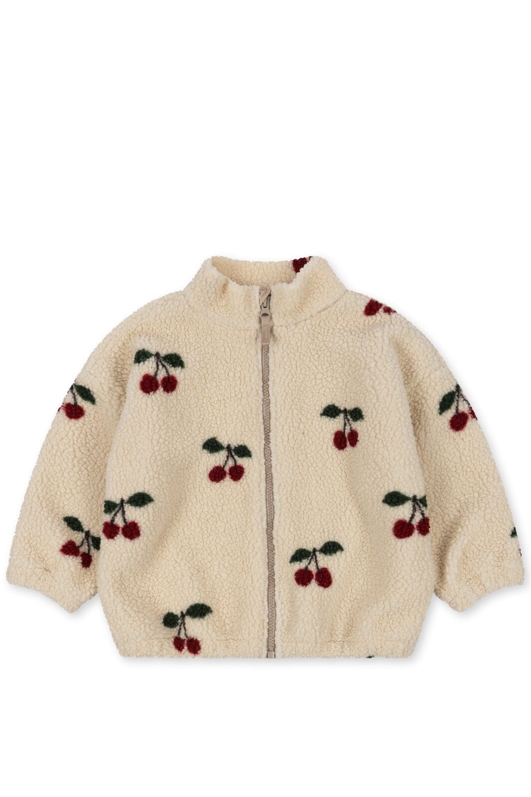 Konges Sløjd - Jody Teddy Jacket Grs - Cherry Fleece jakker 