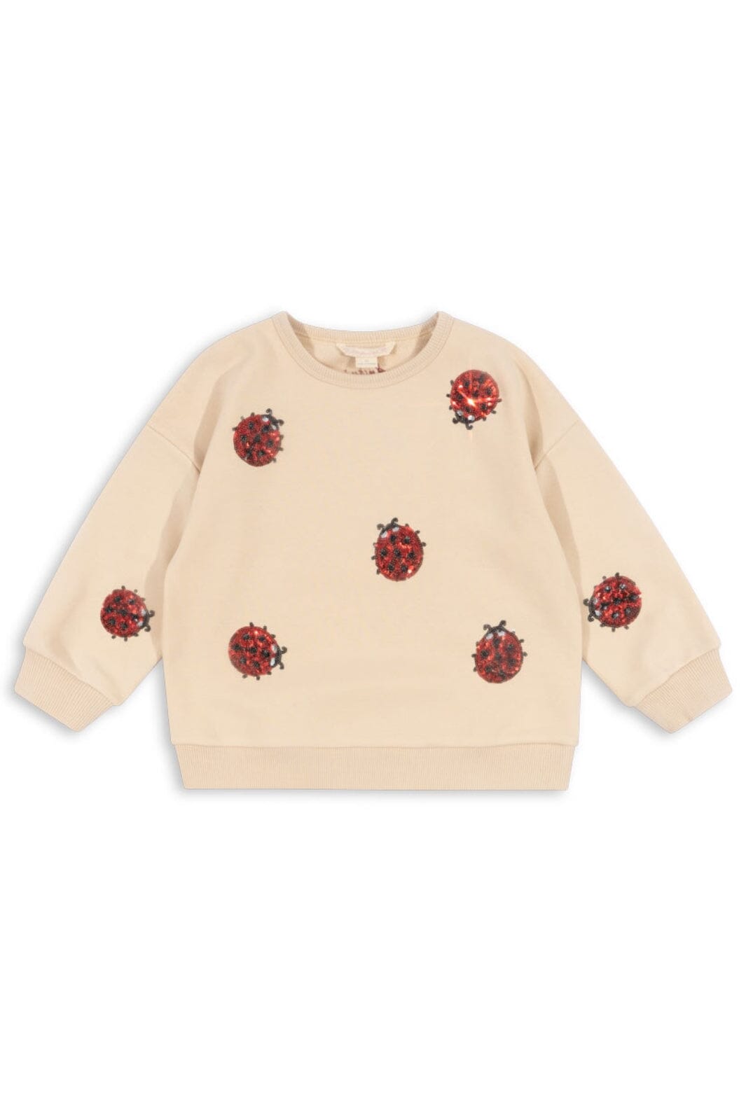 Konges Sløjd - Lou Ladybug Glitter Sweatshirt Ocs Ks102204 - Ladybug Glitter Sweatshirts 