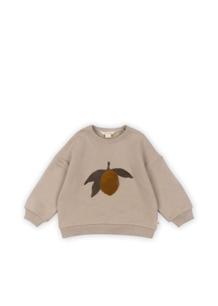 Konges Sløjd - Lou Terry Sweat Shirt Ocsks102024 - Oxford Tan Sweatshirts 