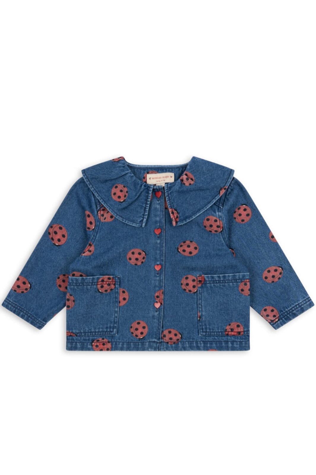 Konges Sløjd - Magot Ladybug Denim Shirt Gots Ks102215 - Ladybug Bluser 