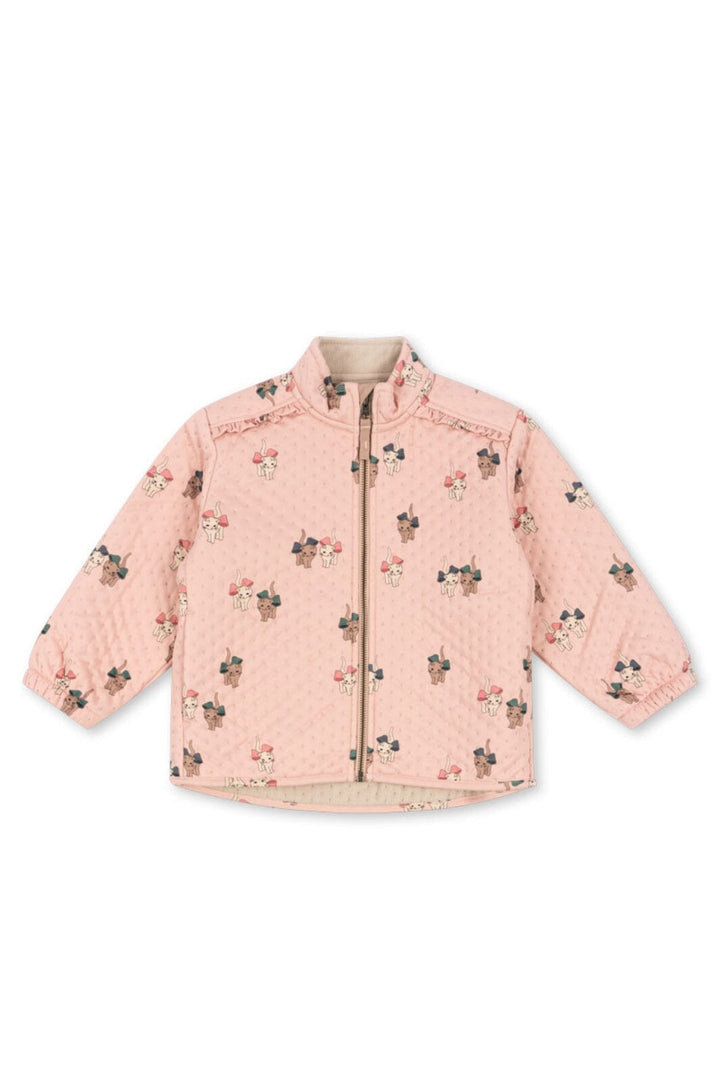 Konges Sløjd - Thermo Frill Jacket Grs Ks102318 - Bow Kitty Pink