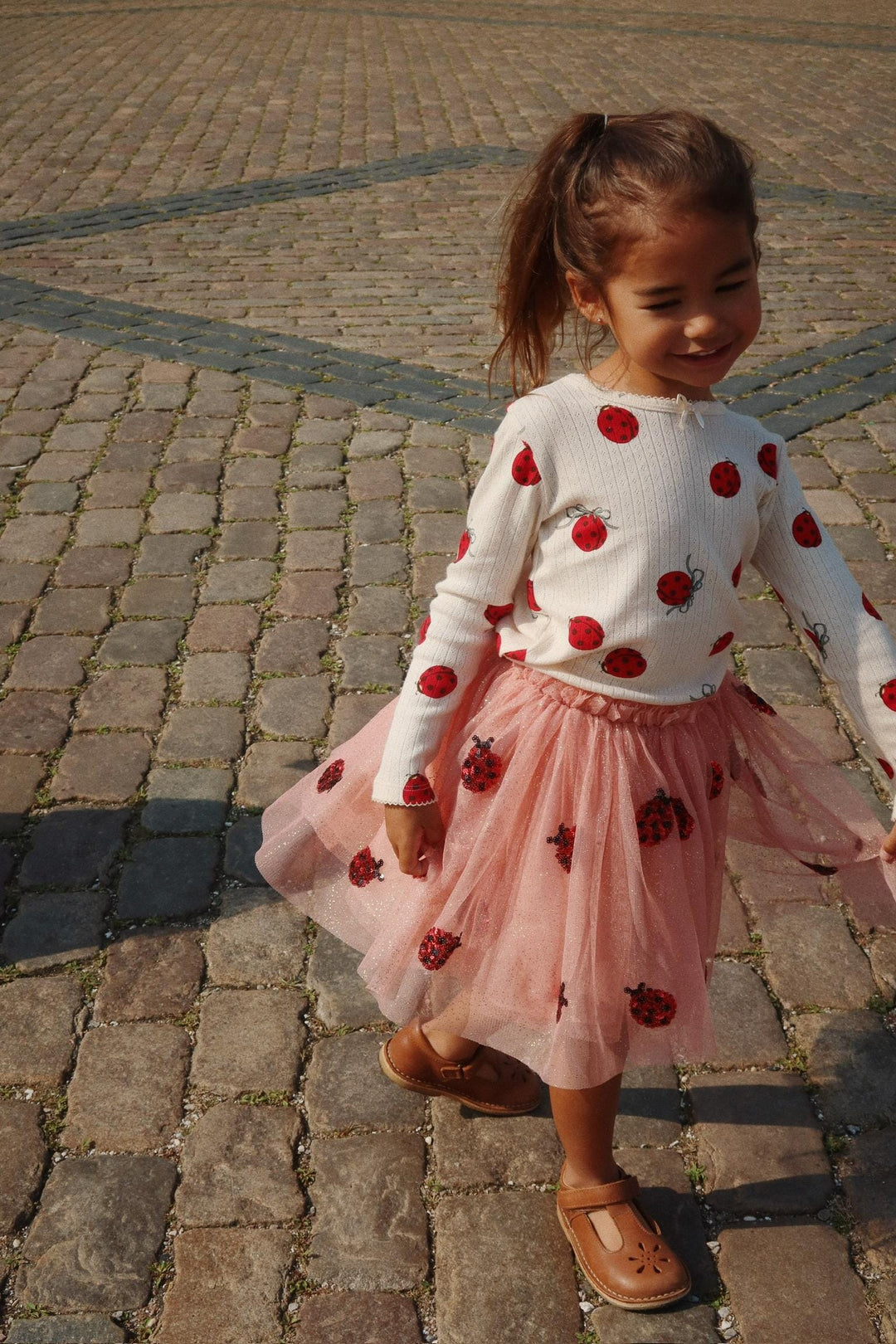 Konges Sløjd - Yvonne Ladybug Skirt Ks102218 - Ladybug Sequin Nederdele 