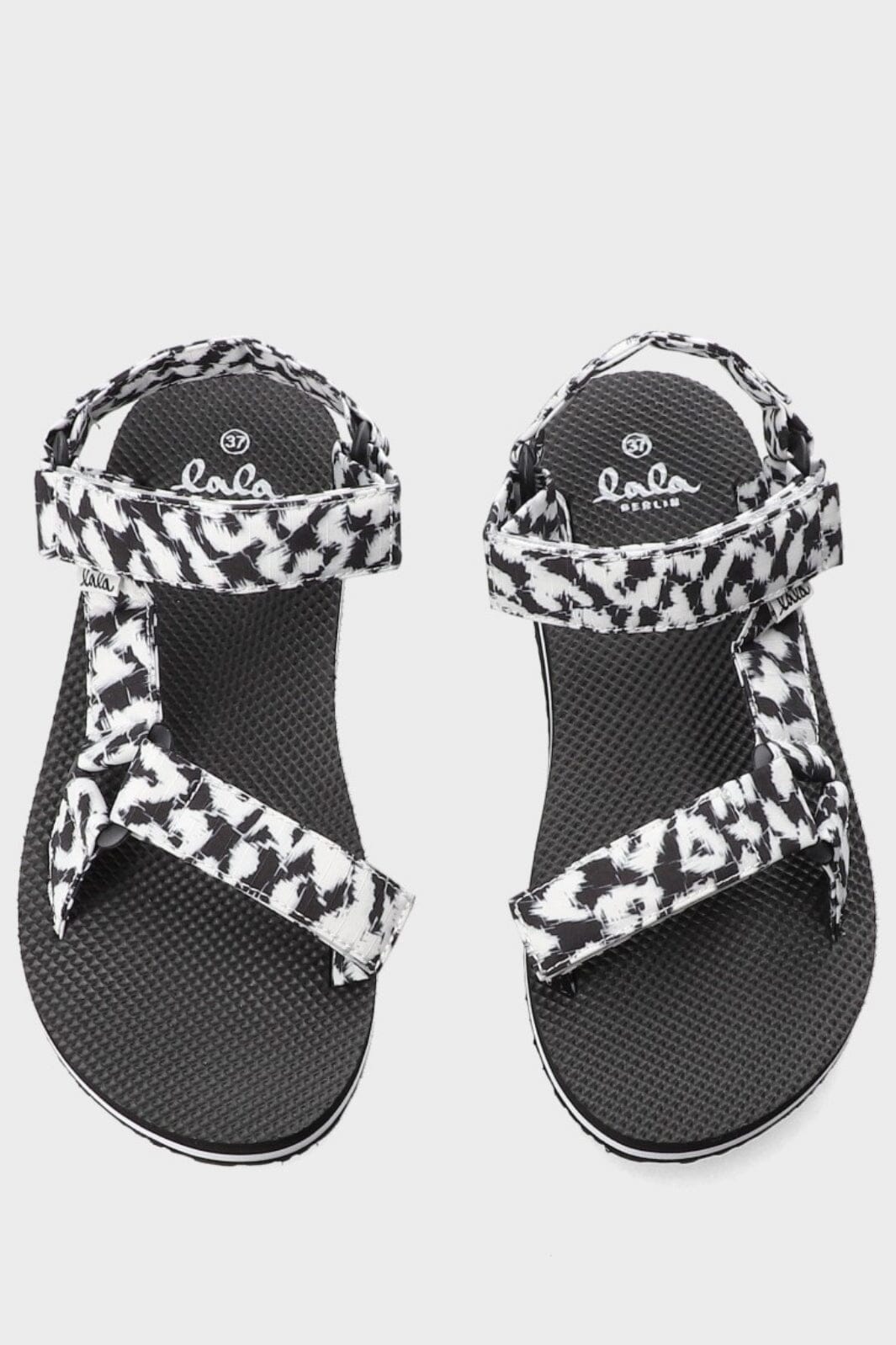 Lala Berlin - Sandal Sona 10010318 - Swoosh Black/White