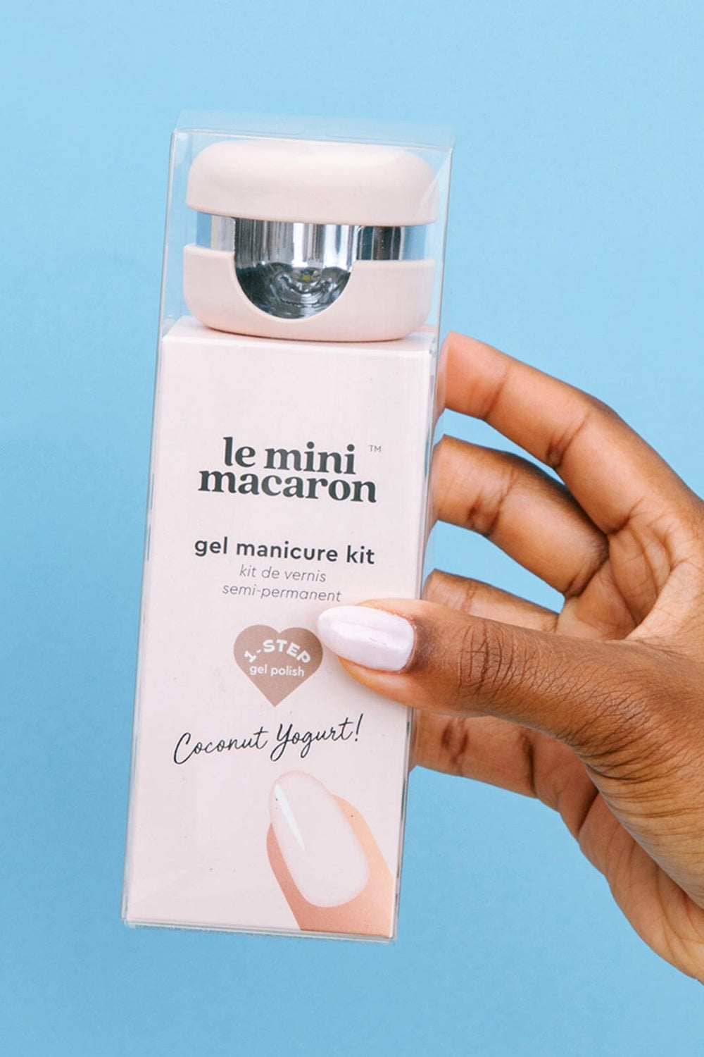 Le Mini Macaron - Gel Manicure Kit - Coconut Yogurt Neglelak 