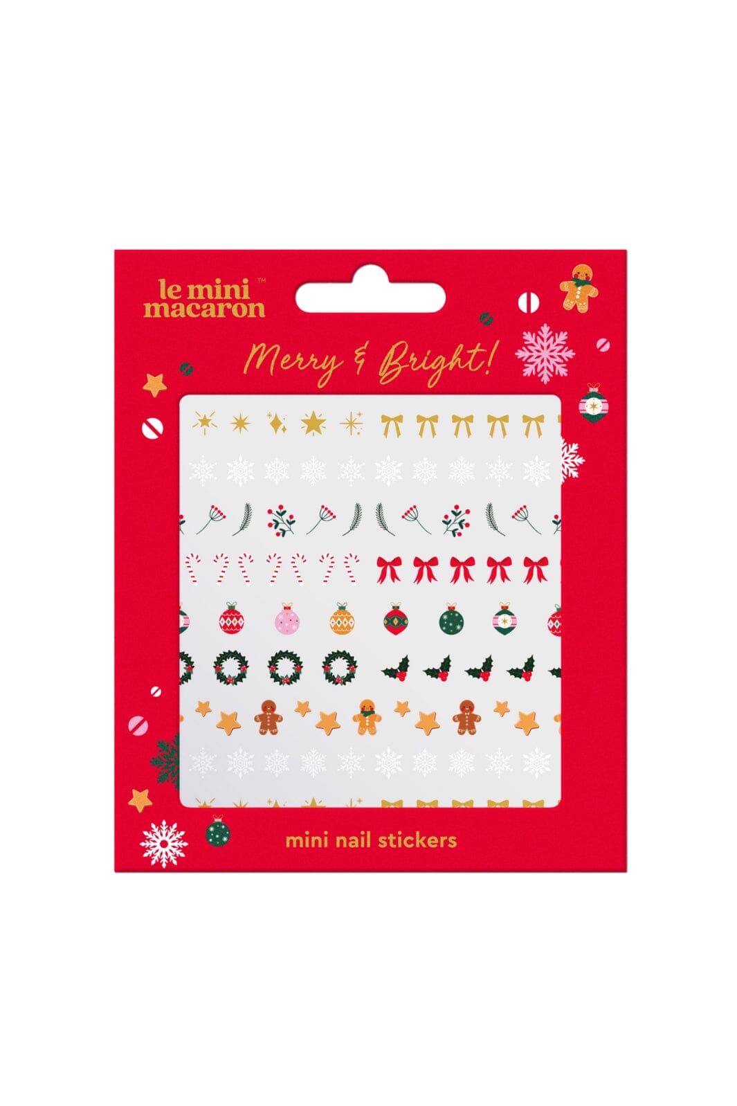 Le Mini Macaron - Mini Nail Stickers - Merry & Bright Negle ting 