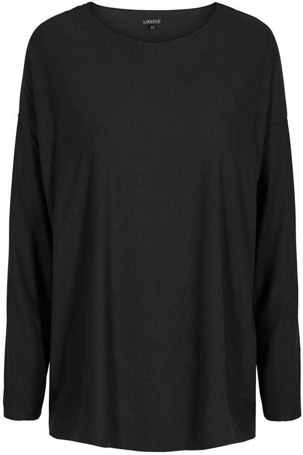 LIBERTÈ - Alma LS Top Fleece - Black Bluser 