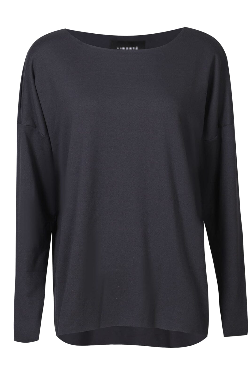 Liberte - Alma-Ls-Top (Fleece) - Dark Grey Bluser 