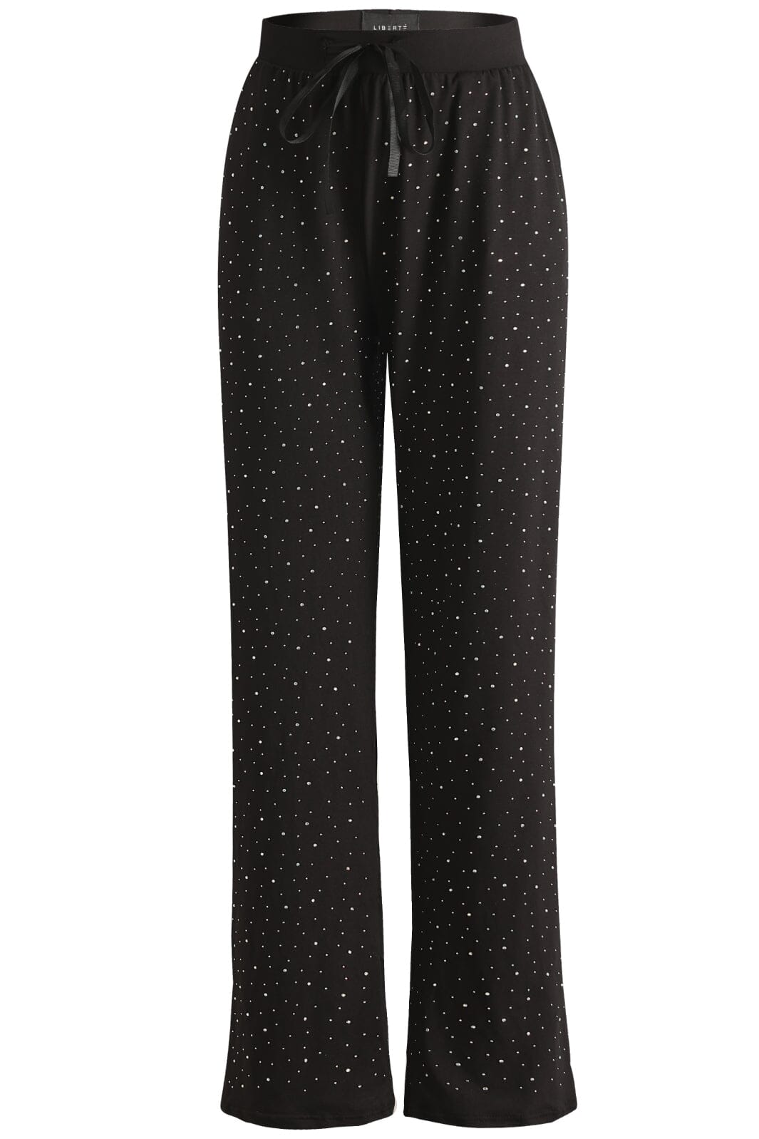 Liberte - Alma-Wide-Pants - Black Simili Bukser 