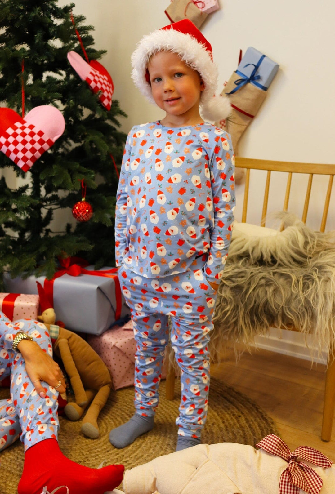 Liberte Ami - Alma-Leggings (Kids) - Santa Skyblue Leggings 