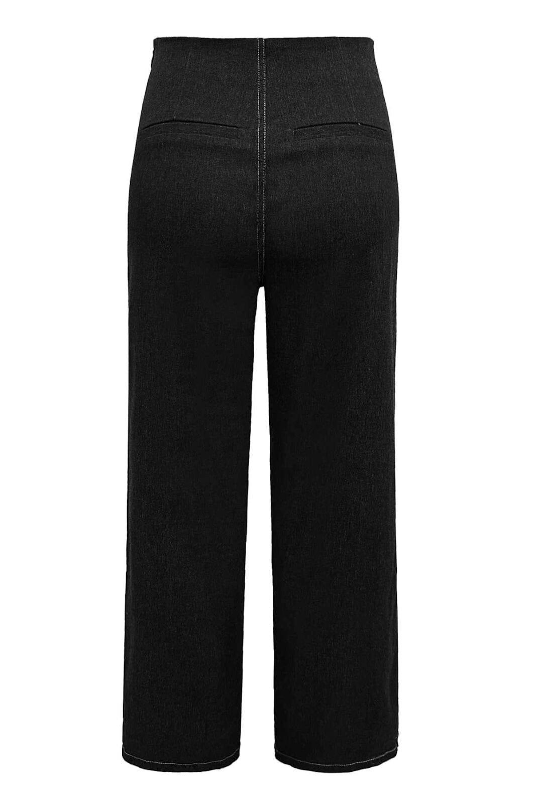 Forudbestilling - Liberte - Asta-Wide-Pants 22073 - Black Denim