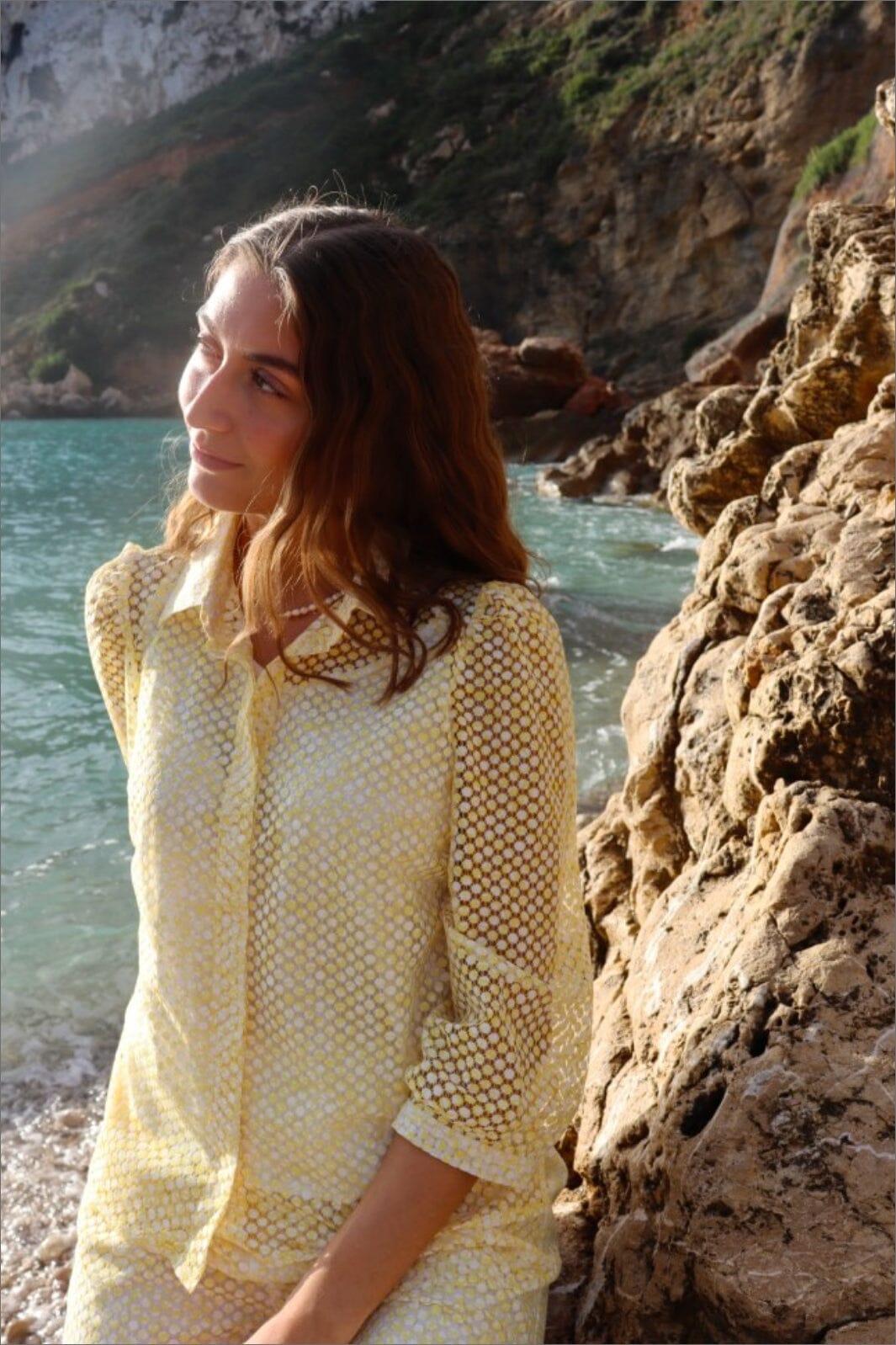 Liberte - Flora-Blouse - Yellow Lace Skjorter 