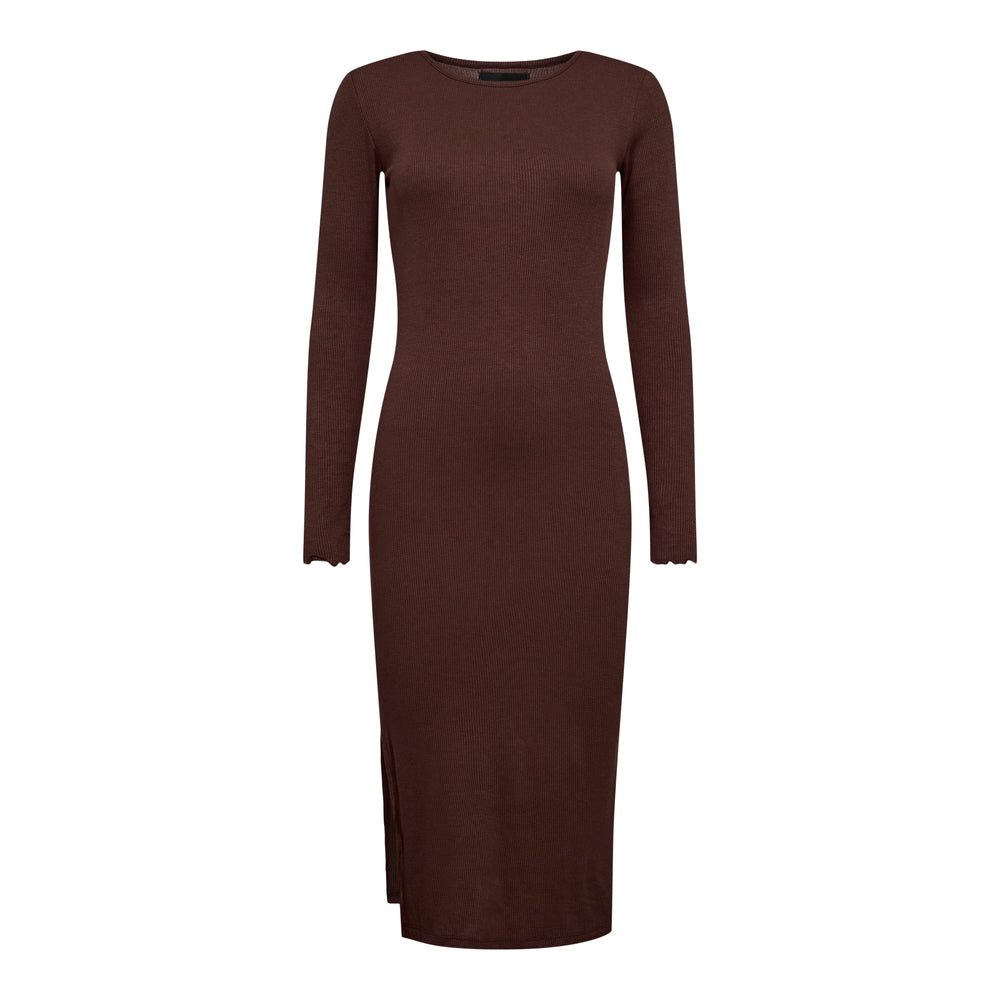 Liberte - Natalia-Ls-Dress - Dark Brown Kjoler 