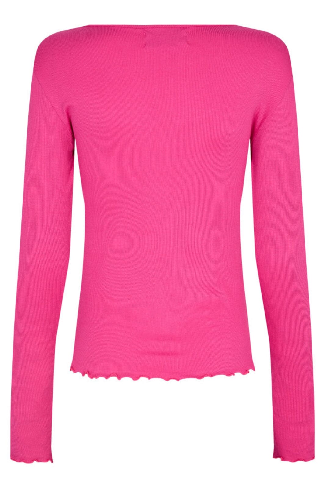 Liberte - Natalia Ls Round Neck Blouse - Rasberry Rose Bluser 