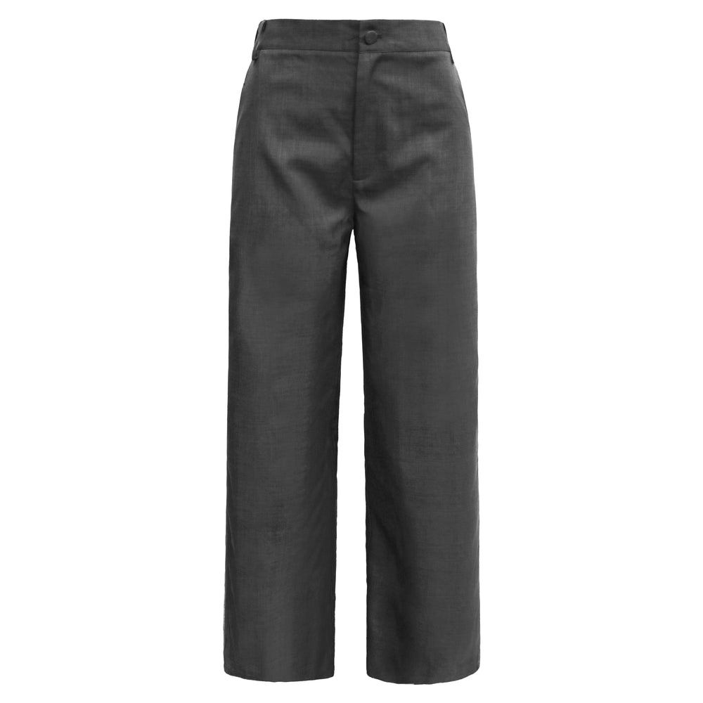 Liberte - Nibby-Wide-Pants - Anthracite Grey Bukser 