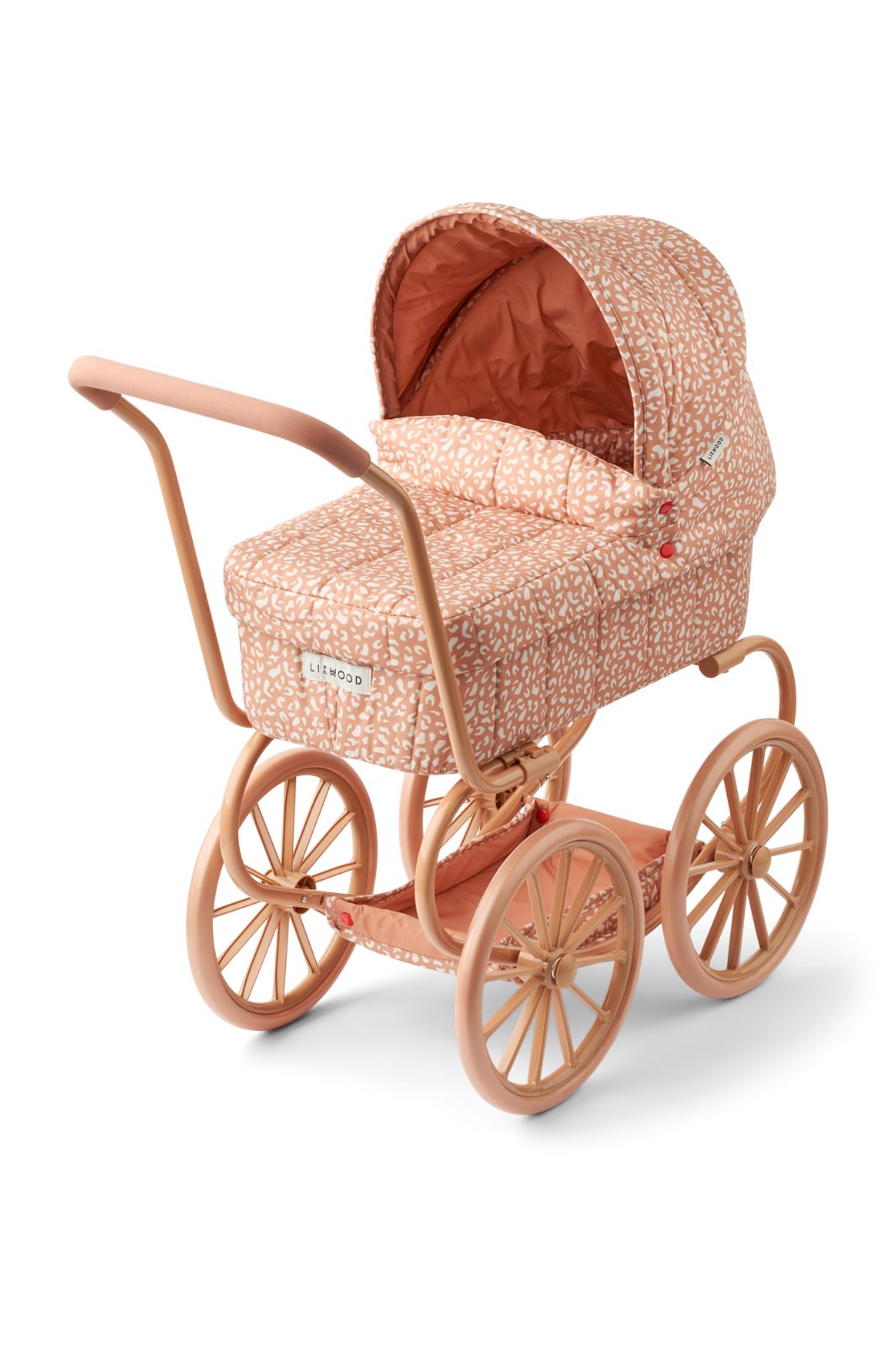 Liewood - Adaline Doll Pram - Mini leo / Tuscany rose Legetøj 