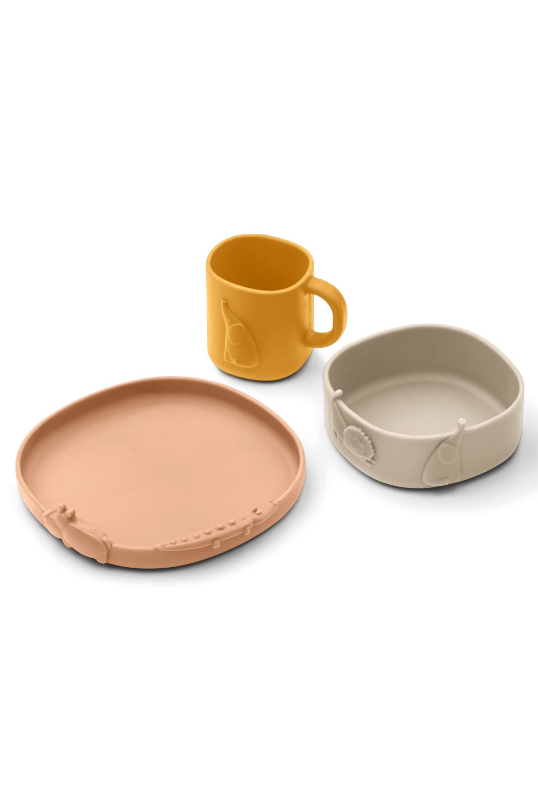 Liewood - Kine Tableware Set - Tuscany Rose Mix Køkkentilbehør 