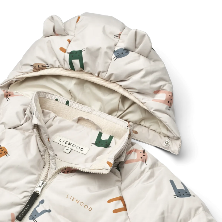 Liewood - Polle Down Puffer Jacket - Bunny / Sandy Jakker 