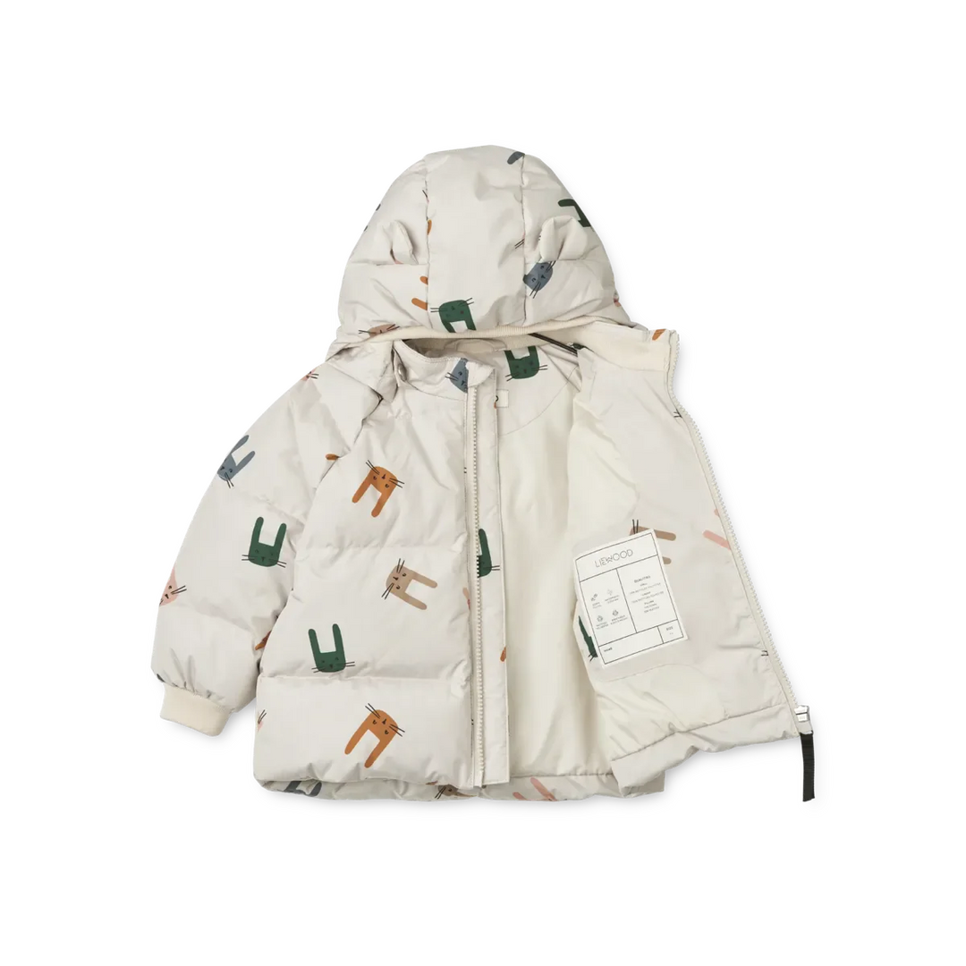 Liewood - Polle Down Puffer Jacket - Bunny / Sandy Jakker 