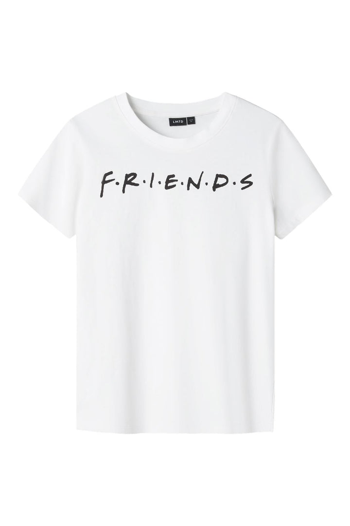 Lmtd - Nlfmerian Friends Ss Top Lad Wab - 4698108 Bright White