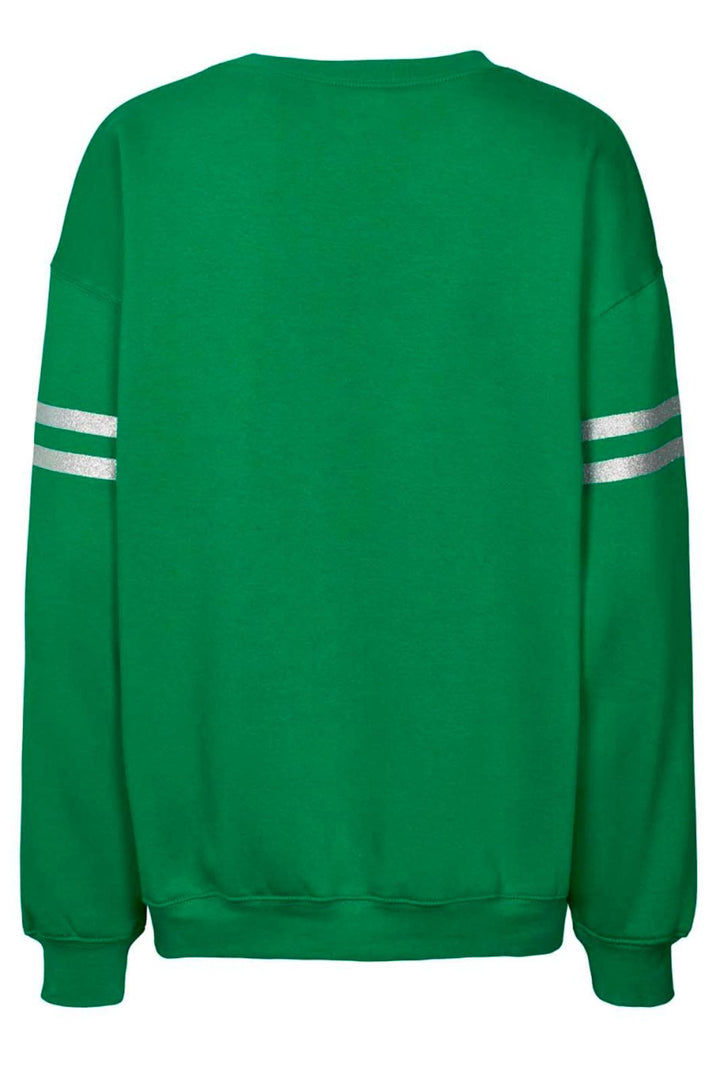 Lollys Laundry - Madrid Sweat - Green Sweatshirts 