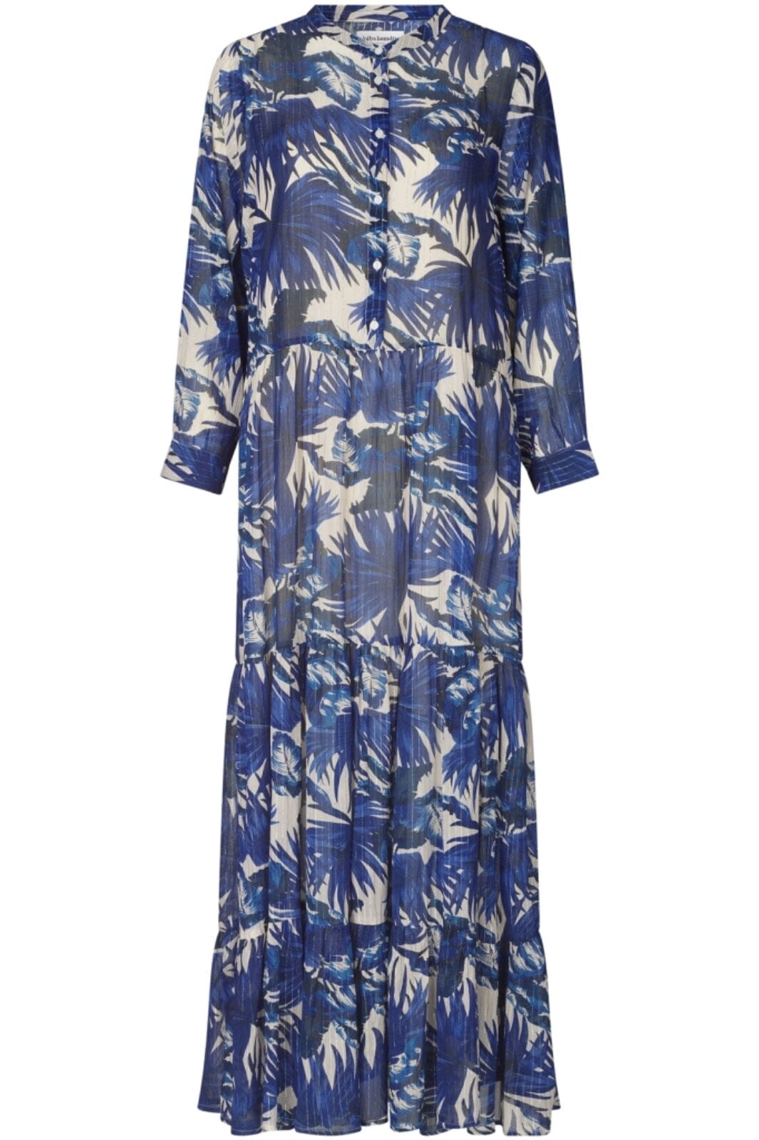 Lollys Laundry - NeeLL Maxi Dress LS - 20 Blue Kjoler 