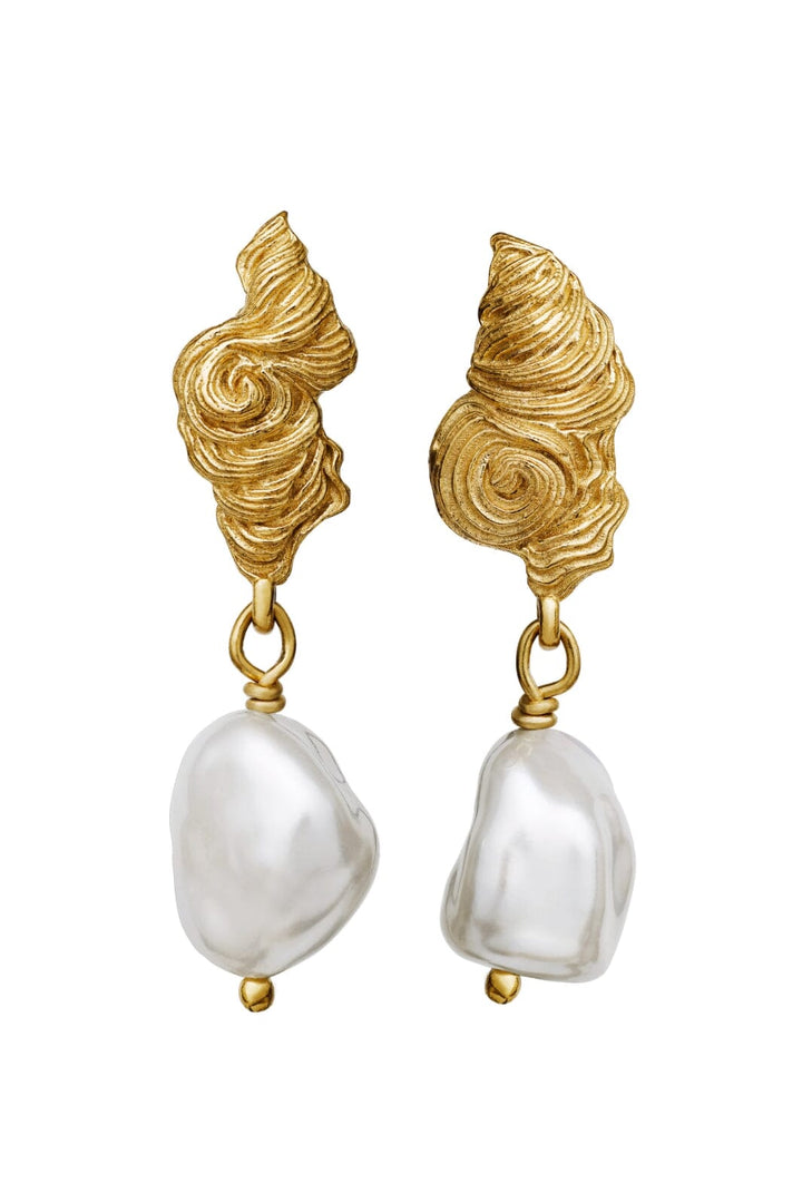 Maanesten - Frigg Earrings - Coated With 18k Gold.