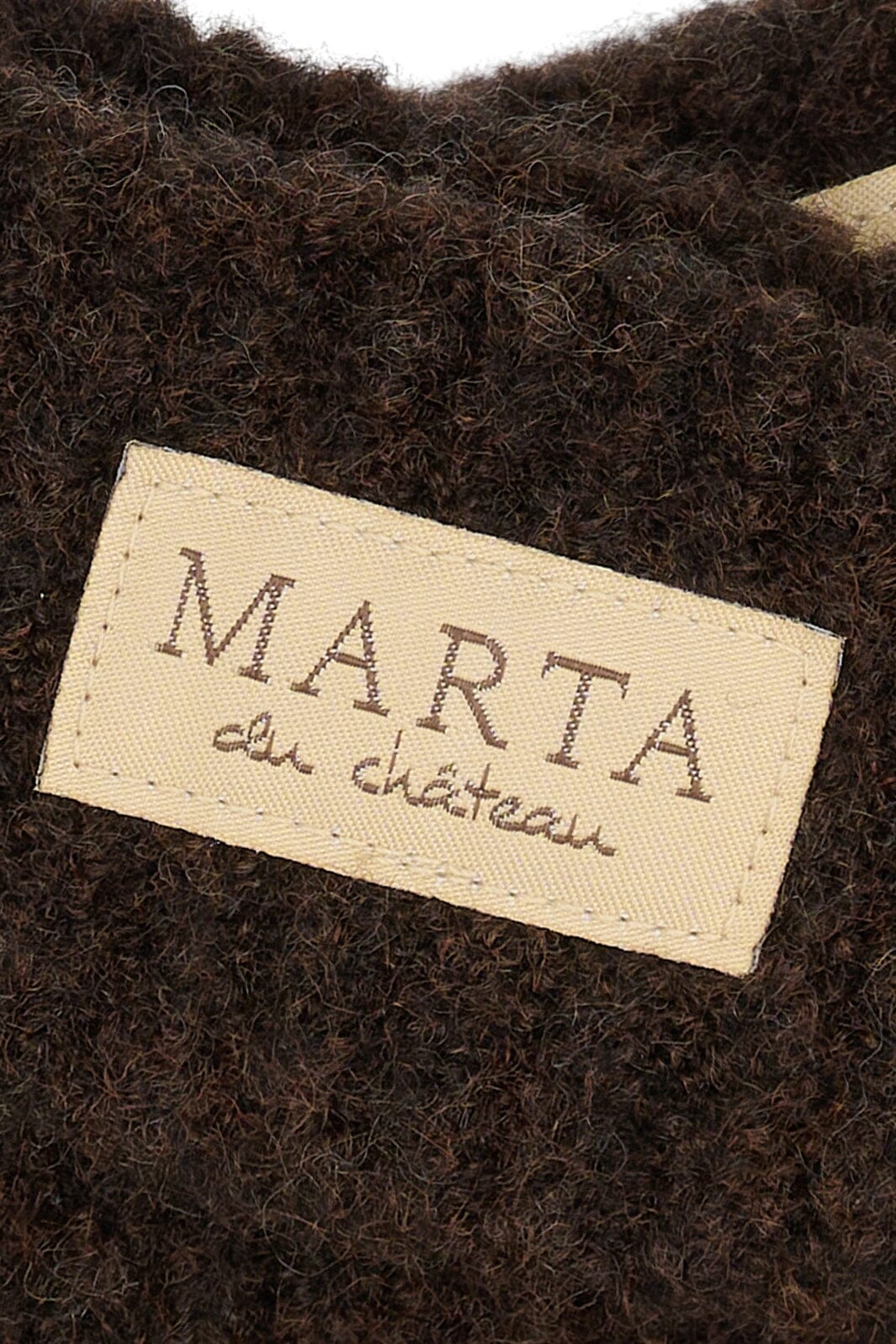 Marta Du Chateau - Marta Knit Mitten - 26208 Brown Handsker & Vanter 