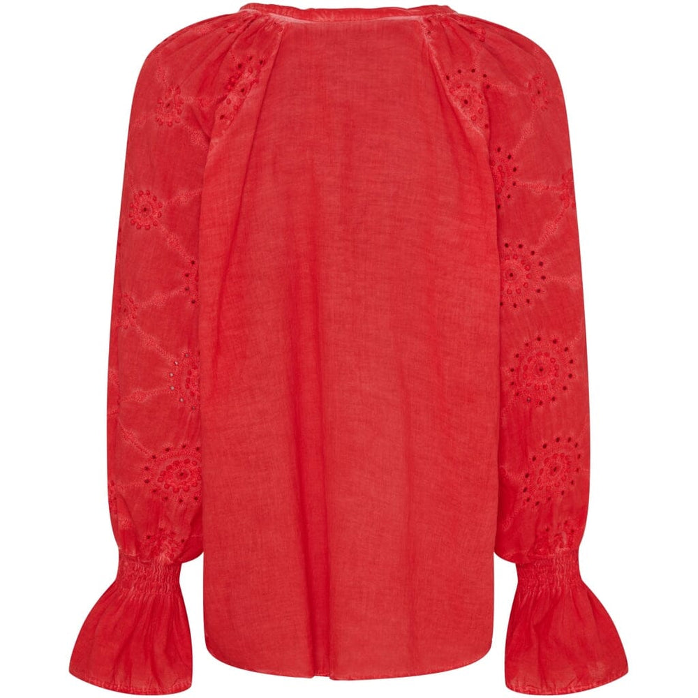 Marta Du Chateau - Mdcbianca Blouse - Red Cold Wash Bluser 