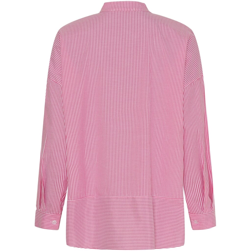 Marta Du Chateau - Mdcfina Shirt - Fuxia Stripe Skjorter 