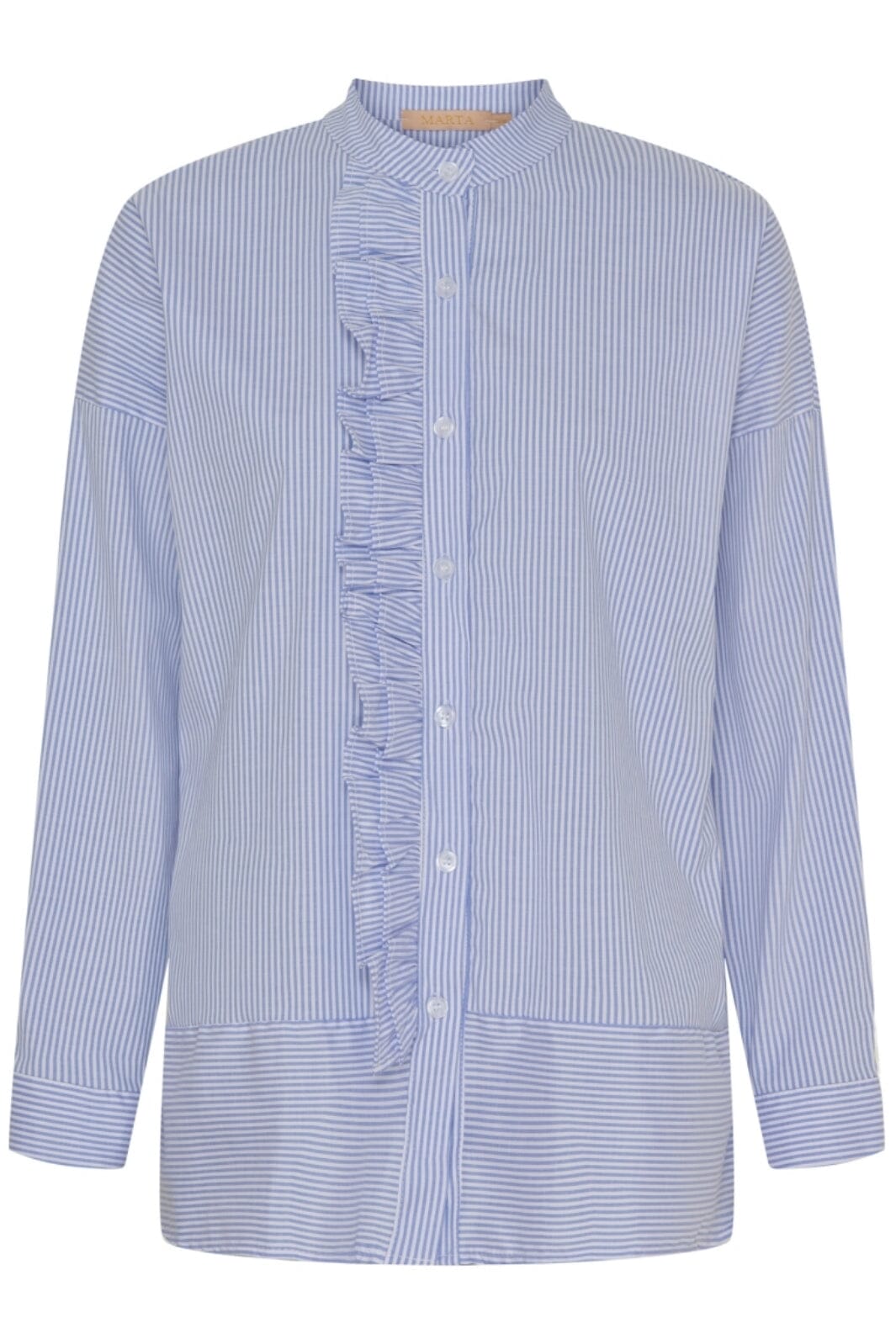 Marta Du Chateau - Mdcfina Shirt - Sky Blue Stripe Skjorter 