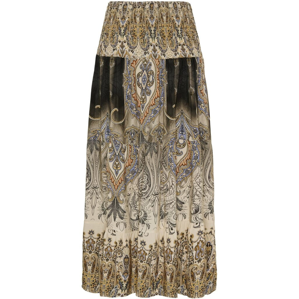 Marta Du Chateau - Mdcjosefina Skirt - Print Teen Nero 3698 Nederdele 